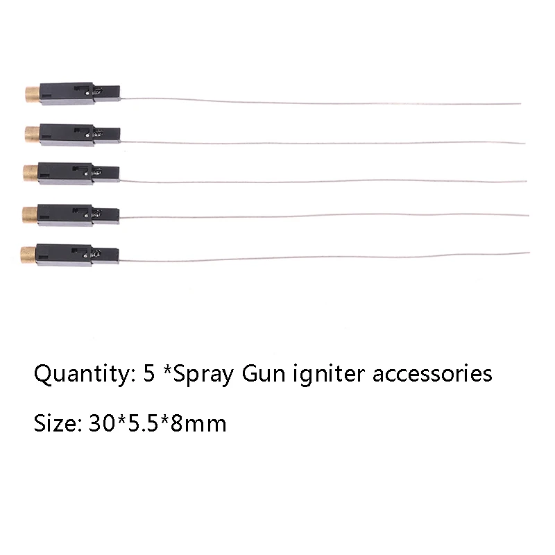 5Pcs 3.0*0.55*0.8cm Spray Stove Accessories Piezoelectric Fire Wire Copper Cap Electronic Igniter