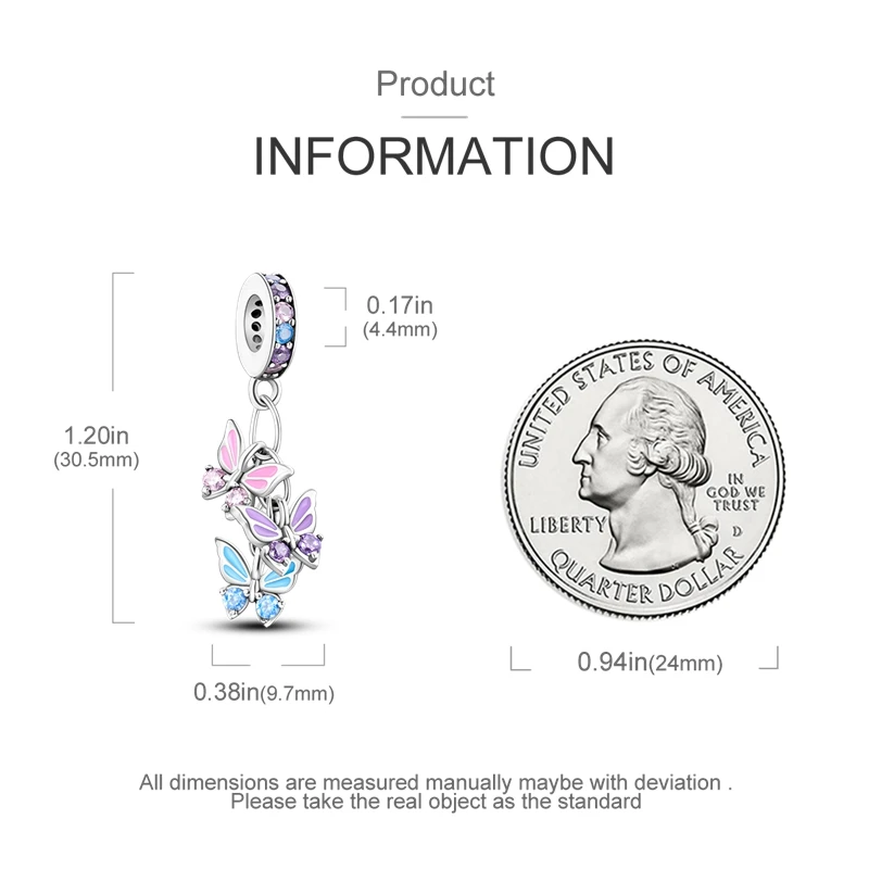 925 Sterling Silber Rosa Serie Charms Fliege Mädchen Kuchen Prinzessin Perlen Anhänger Fit Original Armband DIY Schmuck Geschenk Für Frau – Detail 15