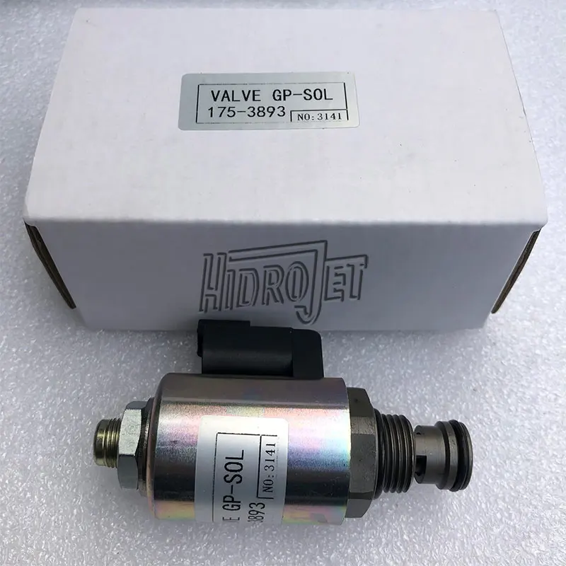 

High Quality STOCK 175-3893 1753893 Solenoid Valve Excavator Accessory Construction Machinery Parts