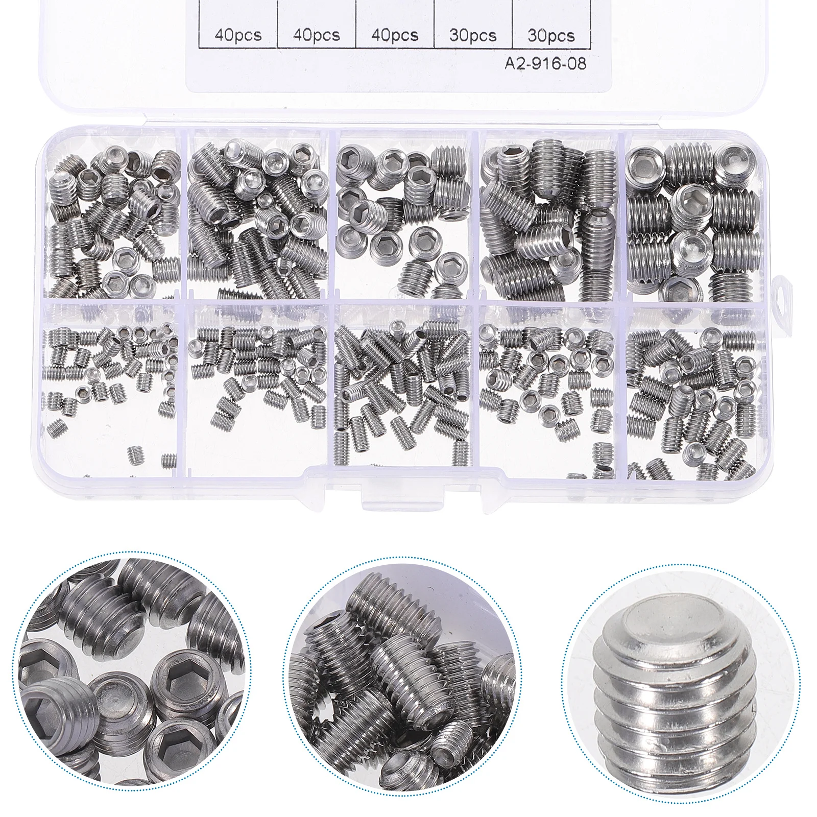 

1 Set Stainless Steel Socket Grub Screw Assortment Kit For Bathroom Fixtures Door Handles Pc Screws Small Screws Hardware Repair