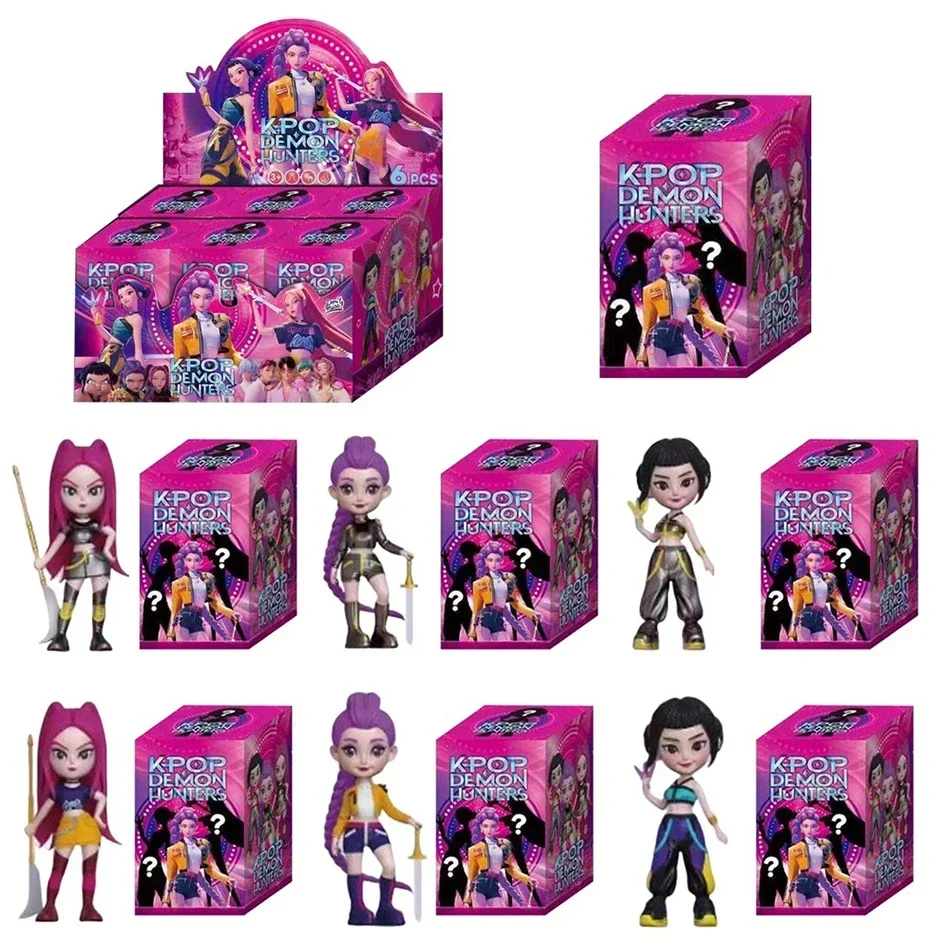 Anime Devil Hunter Blind Box Disassembly Fun Blind Bag Small Statue Peripheral Model Desktop Blind Box Decoration Gift