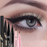 Waterproof Ultra-Fine Liquid Eyeliner Pencils Smudge-Proof Quick-Drying Matte Lasting Black Beginner Eyeliner Gel Pro-Makeup