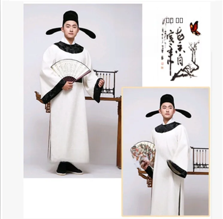 

Ancient Chinese Costume Hanfu Tang Dynas Performance Outfit Scholar Suit Qing Song Dynas Cultural ow Costume Women's Fa...