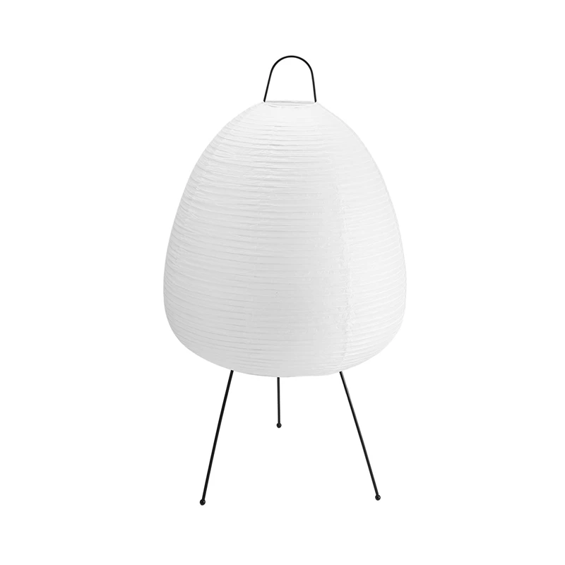 Harmony Illuminated Akari Paper Lamp,Wabi-Sabi Decorative Lamp Inspired By Noguchi Rice Paper, Rice Paper Lamp