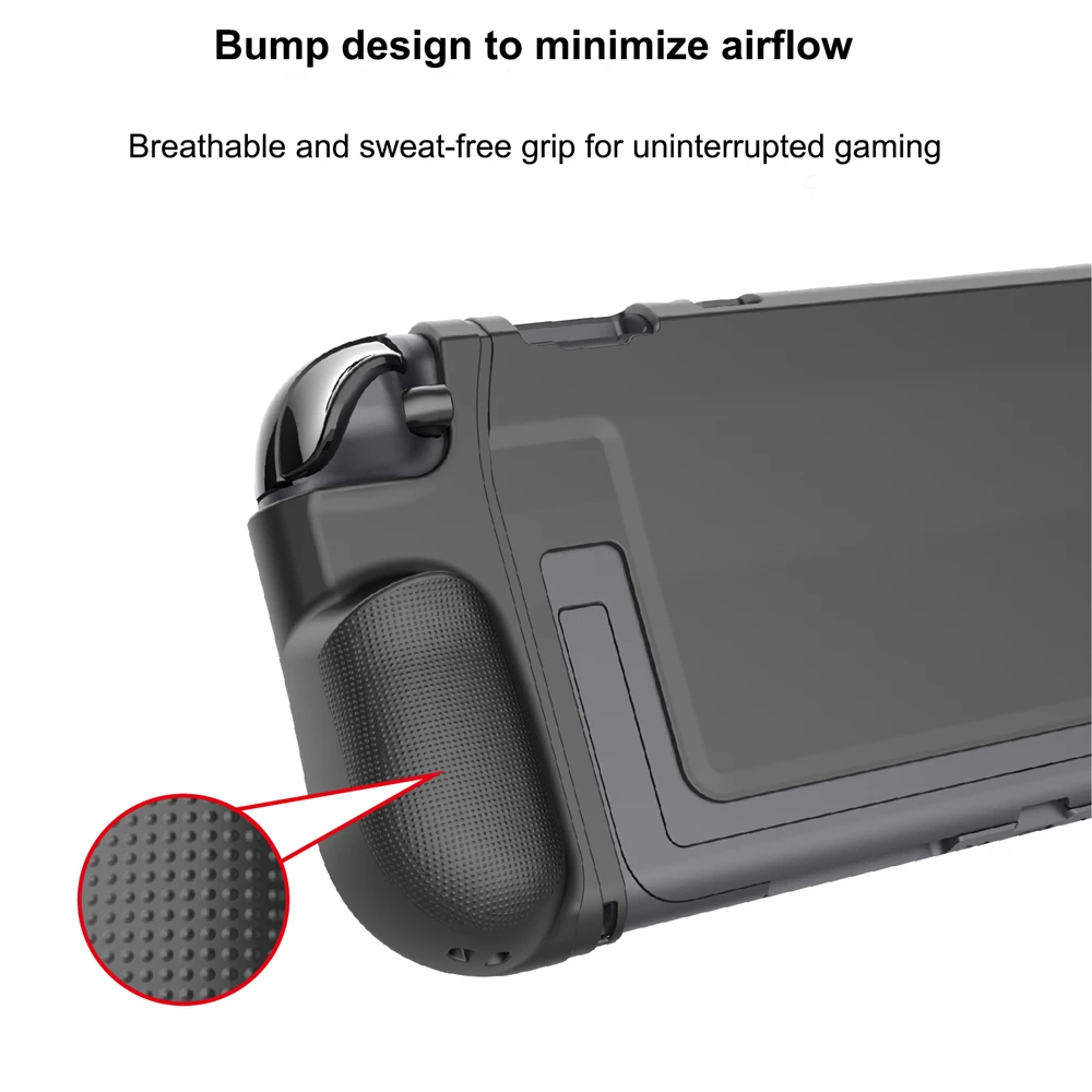 

TPU Full Protective Shell for Switch 2 Protective Case Handheld Gaming Console Sleeve Black