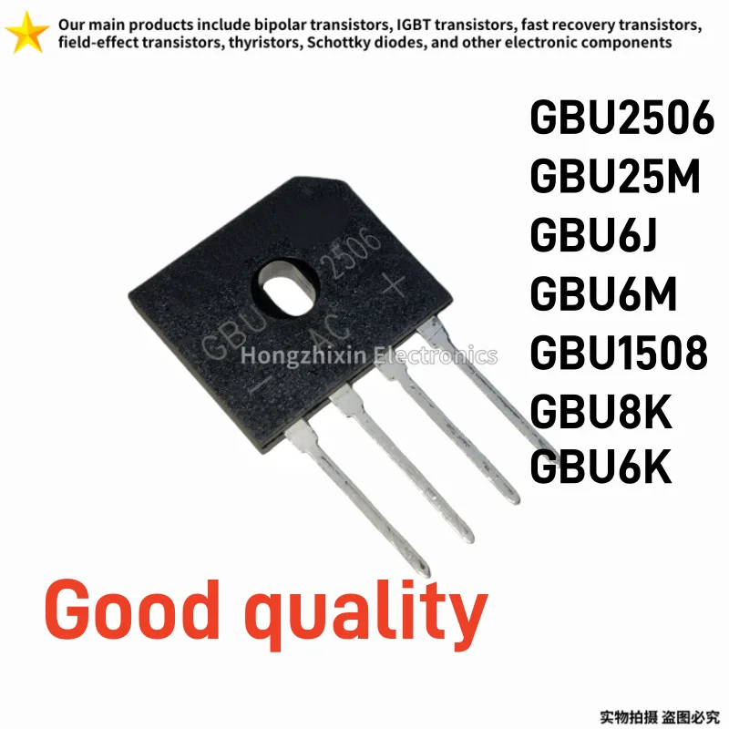 10PCS D20XB40 ZIP-4 400V 20A Single Phase Bridge Rectifier Power Diode Rectifier Electronic Components