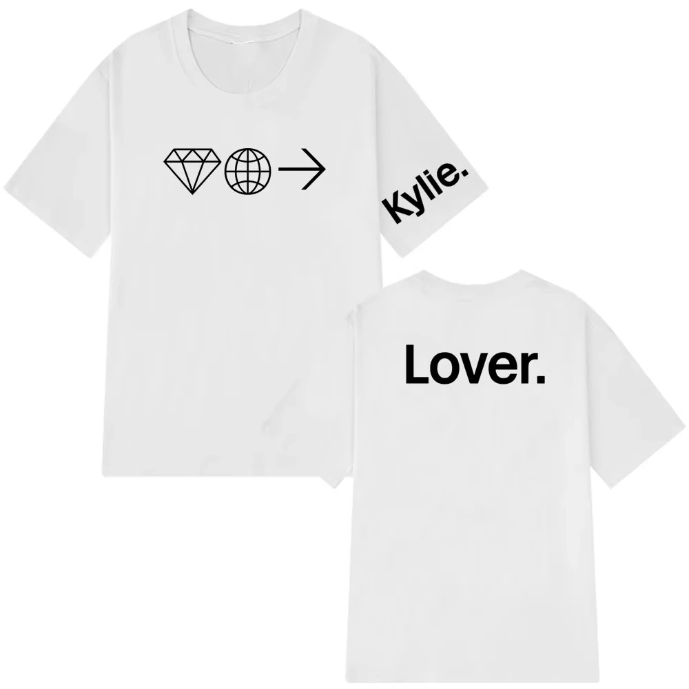 Kylie Minogue Tension Tour 2025 Fashion Print TShirt Men Women Harajuku Casual T-shirts Summer Cotton Oversized Hip-hop T-shirts