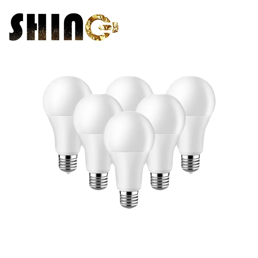 

2022 Focos High Brightness LED Bulb Lamps A60 E27 B22 AC220V-240V 15W Power 3000K/4000K/6000K Lampada Energy Saving Lamp