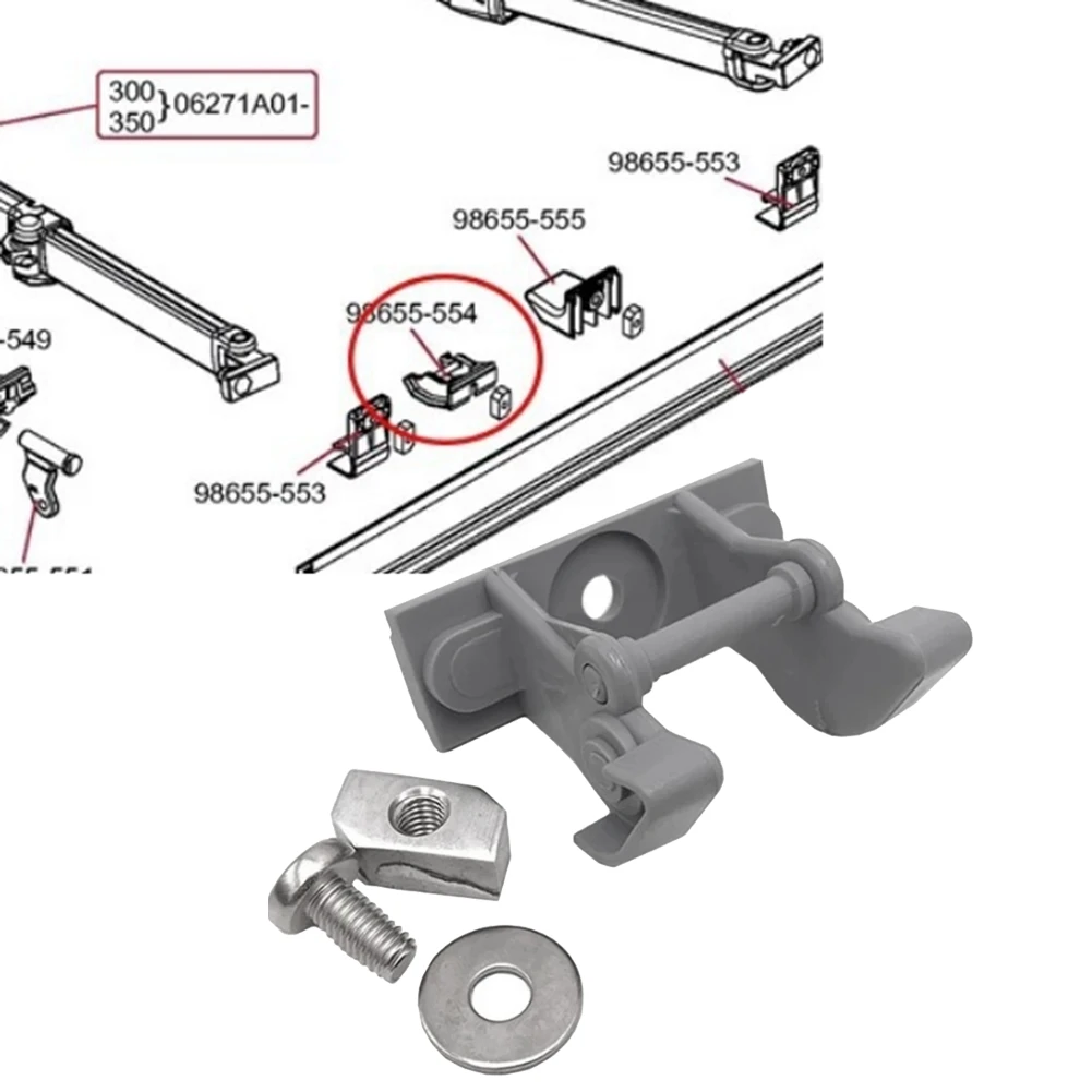 

RV Awning Support Fixed Base 98655-554 For Fiamma F45S Side Awning Support Bracket Kit