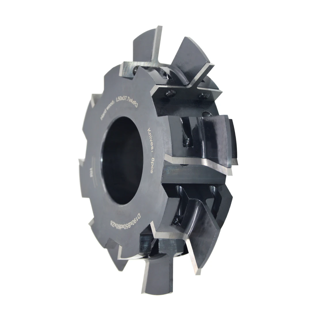 Special-shaped Cutter Head Helical Planer Good Cutting Effect With Insert Carbide Blades Size Customized