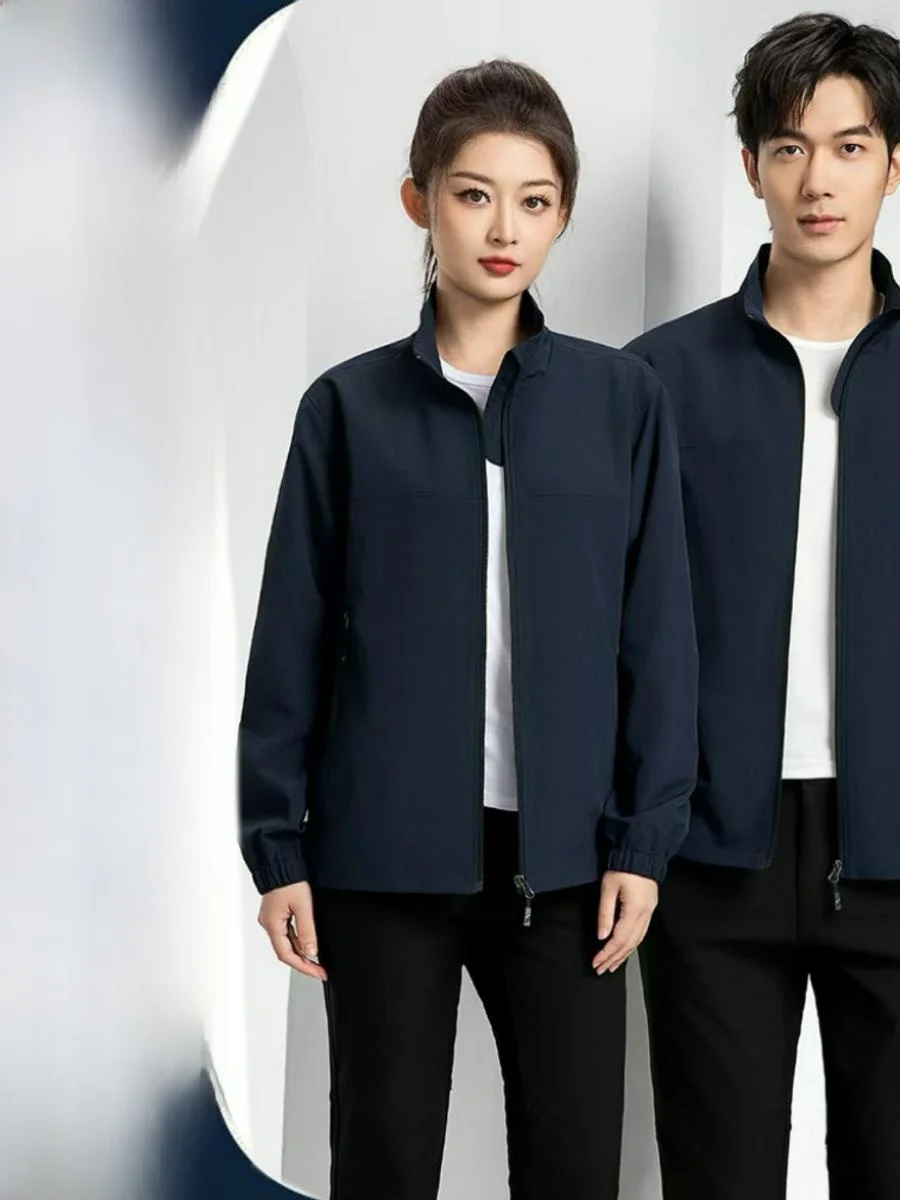 men's-work-uniform-jacket-spring-autumn-wear-resistant-anti-tear-administrative-style-waterproof-workwear-labor-protection-suit