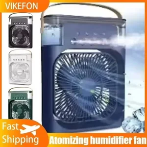 Kipas Desktop Multifungsi Musim Panas Pelembab Udara Kipas Semprot Lima Lubang 3 In 1 Pendingin Udara Senyap Kipas Pendingin Praktis Portabel 8 penjualan terbaik ipad air 1 - №