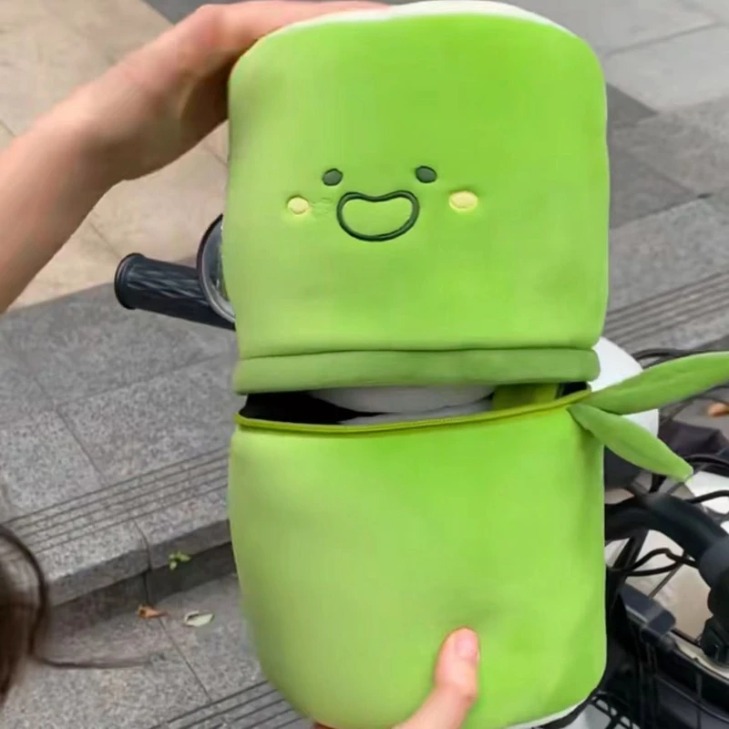 25CM Panda Bamboe Tube Set Knuffel Chinees Dier Plus Kan worden geladen en onbeladen Bamboe Tube Pop Kinderverjaardagscadeau -4