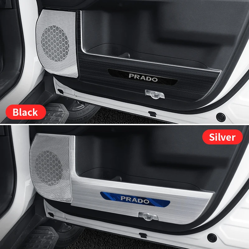 Stainless Steel Interior Trim Accessories for Toyota Land Cruiser Prado 250  LC250 2024-2027 1958 First Edition Speaker Cover