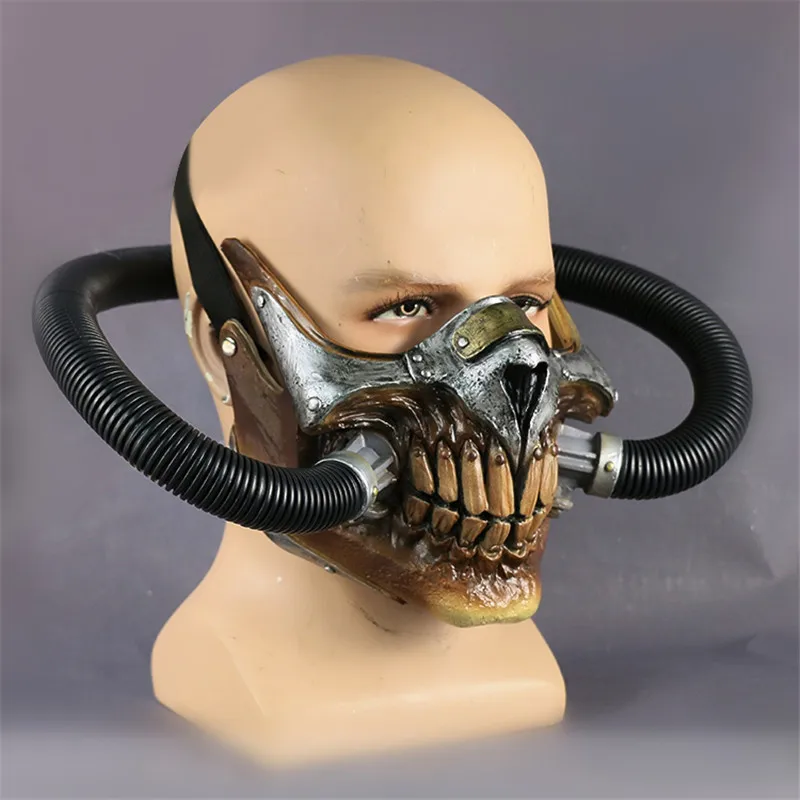 Cosermart Movie Mad Max Mask Helmet Punk Skeleton Mask Halloween Devil Performance Props Cosplay PVC Accessory Mask
