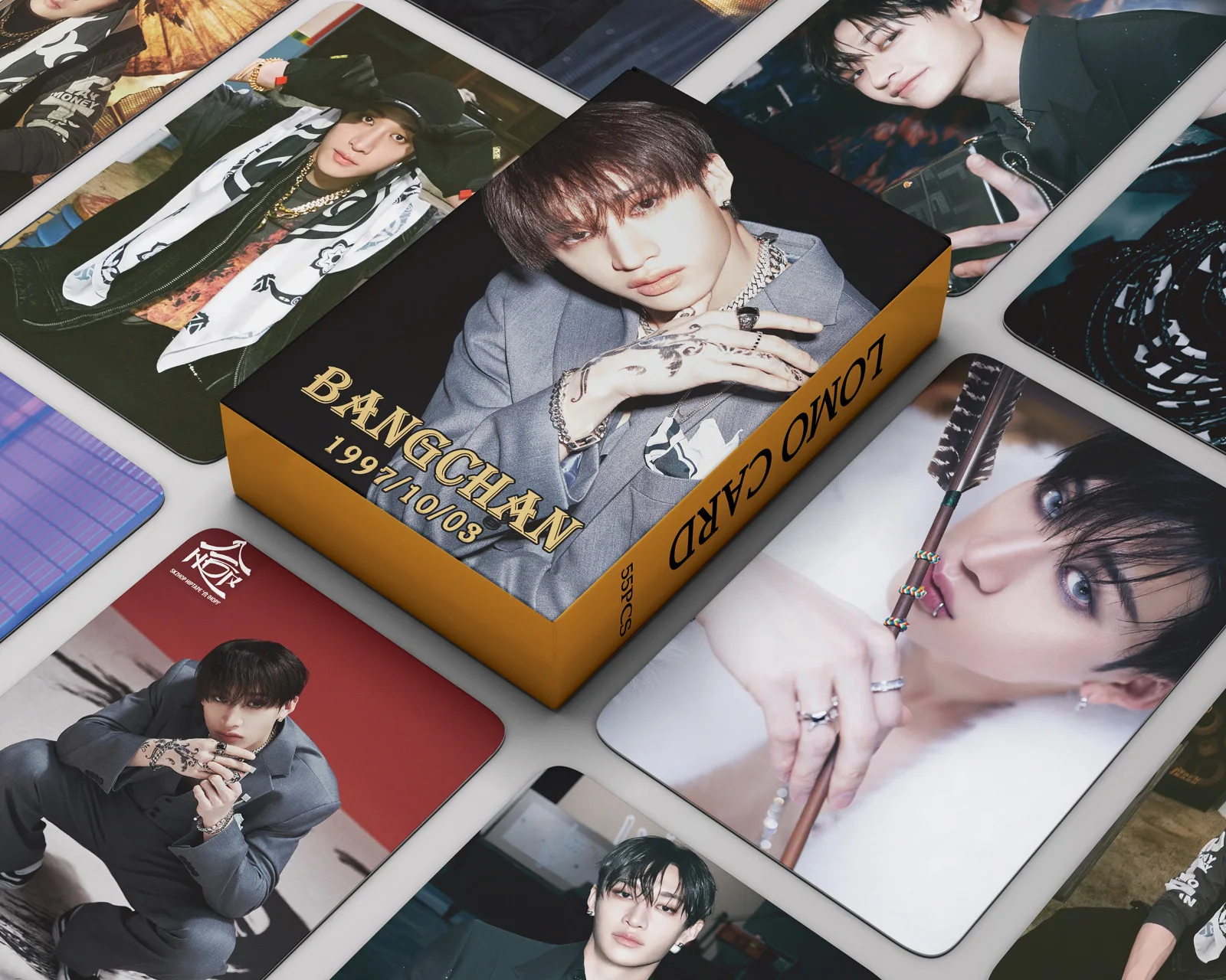 55Pcs/Set Kpop New Ablum HOP Lomo Card Bang Chan Photo Print Pictures Photocard For Fans Collection Postcards Gifts