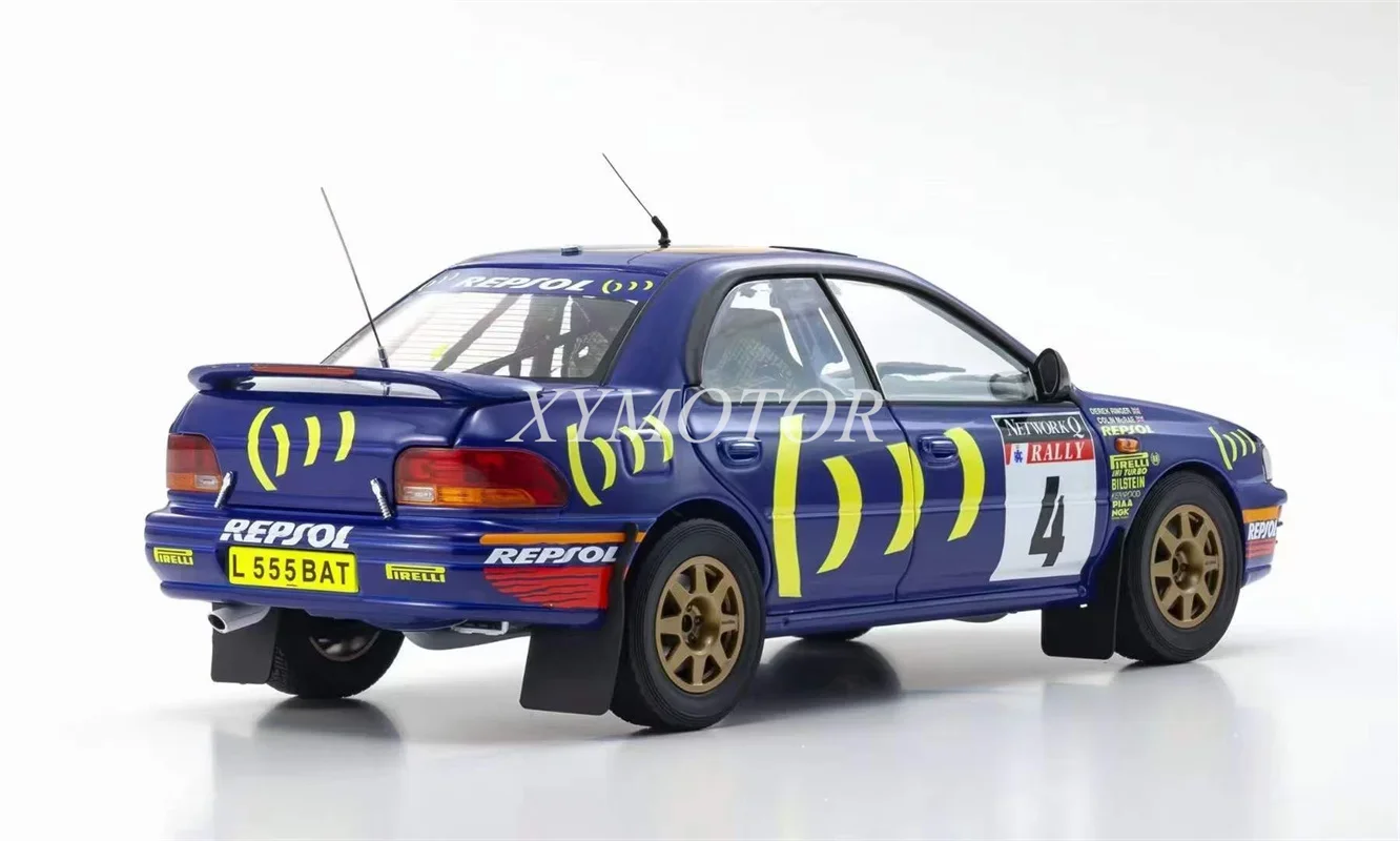 Kyosho 1/18 For Subaru Impreza 4# 1994 RAC Diecast Model Car Toys Gifts Hobby Display 08962A Ornaments Collection