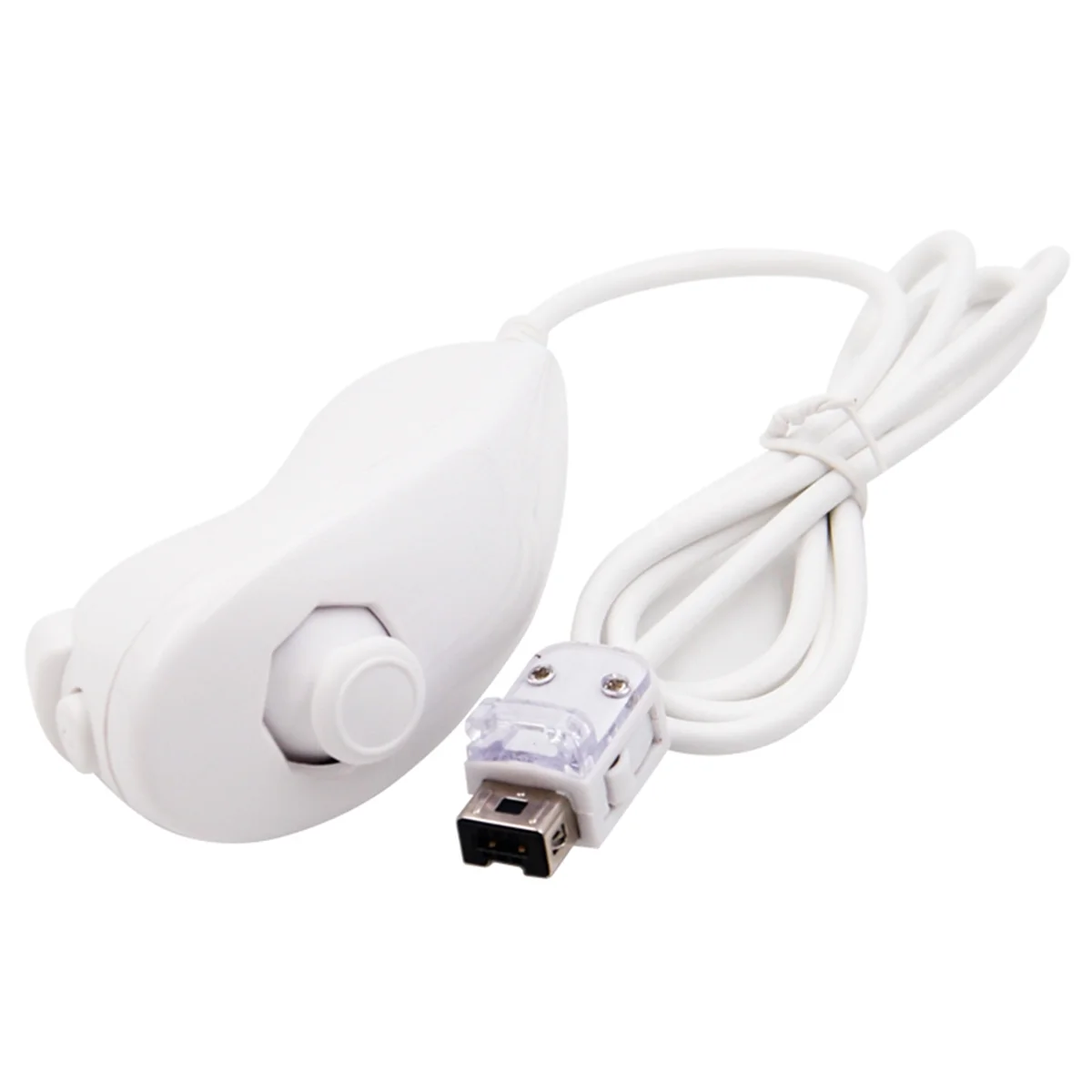 Wired Nunchuck for / Game Controller Hand Curved Game Handle Controller Nunchuk Tool for Gamepad
