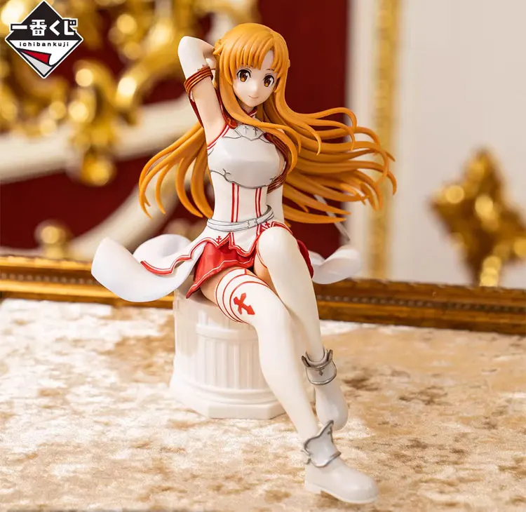 Sword Art Online A Prize Final Prize Asuna BANPRESTO ichibansho SAO 10th anniversary Bandai Anime Figure Toy Gift Original