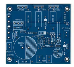 LT1083 / LT1084 / LM338 Parallel Regulated Power Supply Board Linear Regulated Power Supply Board