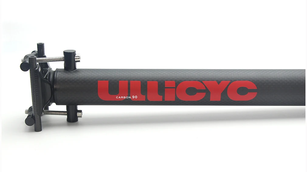 ULLICYC Carbon Seatpost 25.4/33.9/34.9mm Matte Bike Seat Post Length 400mm Seat Tube Bicycle Parts