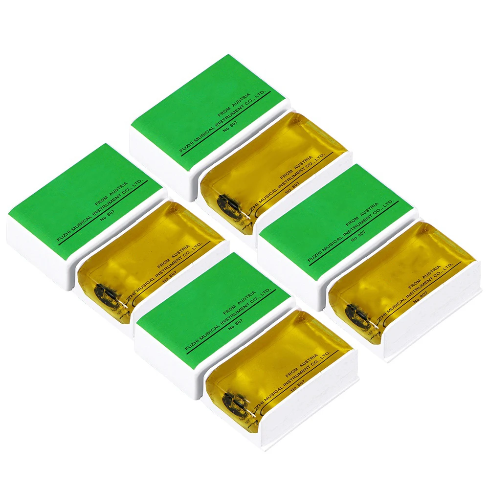 

8pcs Violin Rosin Natural Resin for Cello Stringed Instruments Handmade Suitable Steel Synthetic Strings