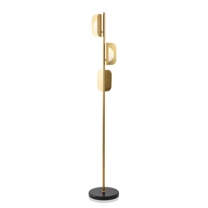 Simple Creative Marble Floor Lamp Living Room Luxury Model Hotel Bedroom Light Emitting Diode Floor Lamp