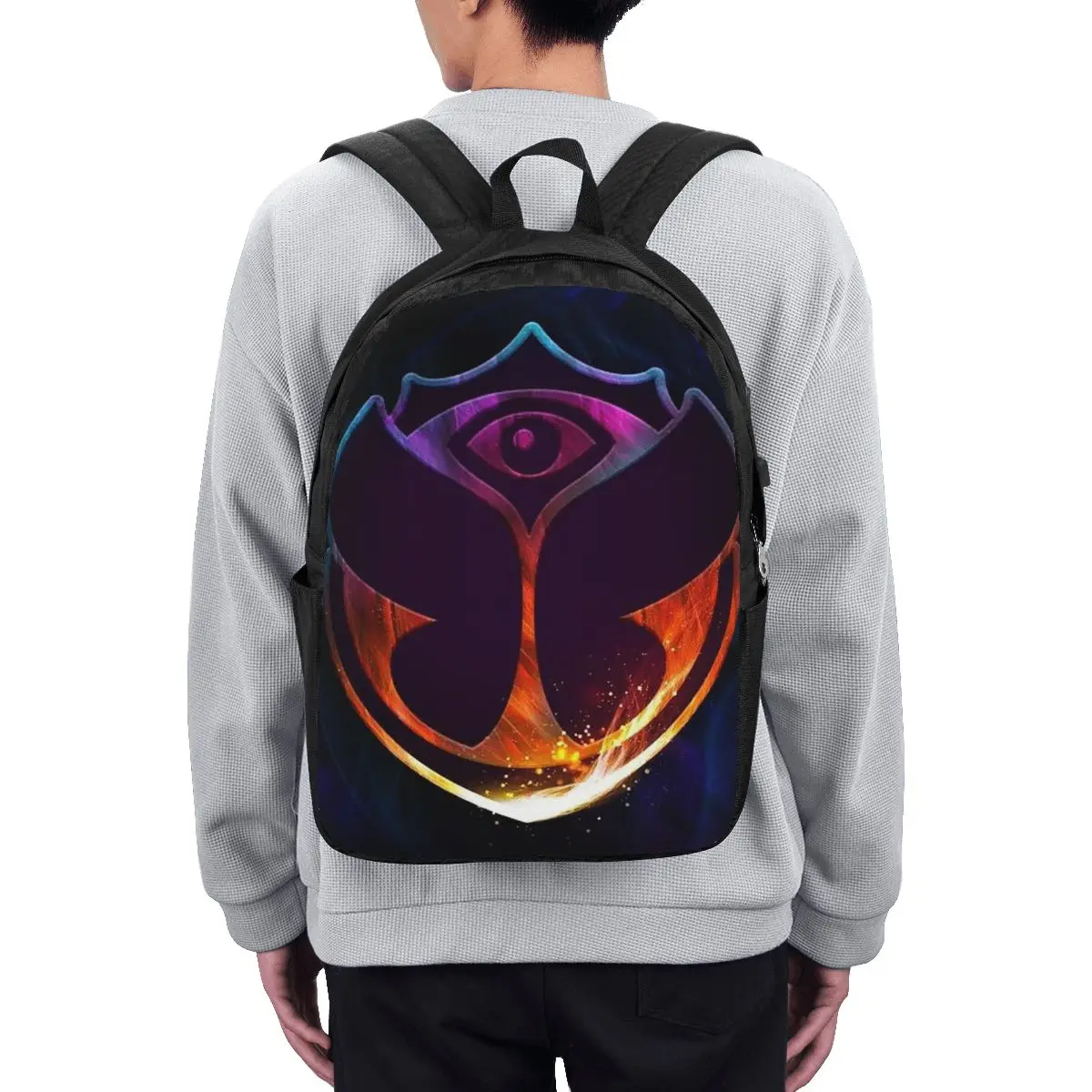 

Tomorrowland Butterfly Backpack Travel Notebook Bag Computer College Student School Bag Laptop Shoulder Bags for Men Women