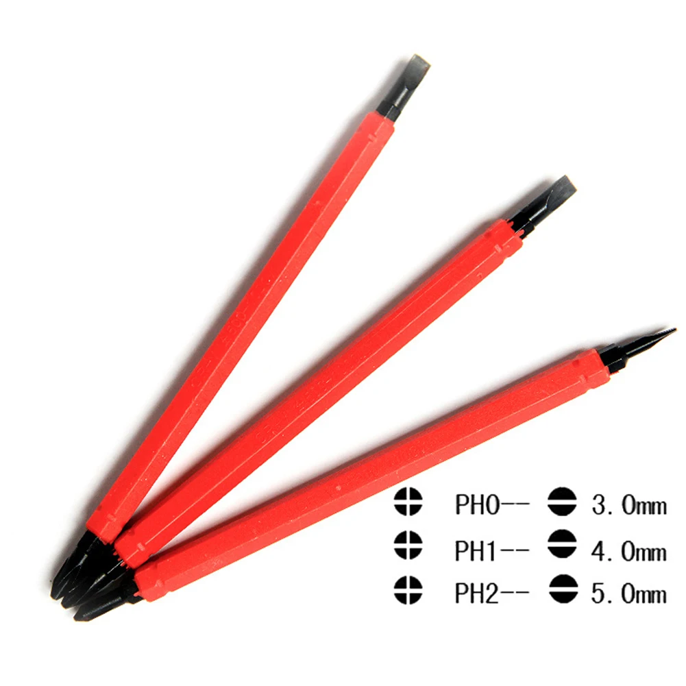 

Набор многофункциональных отверток 4 в 1, двухсторонняя изолированная отвертка электрика PH0 PH2
