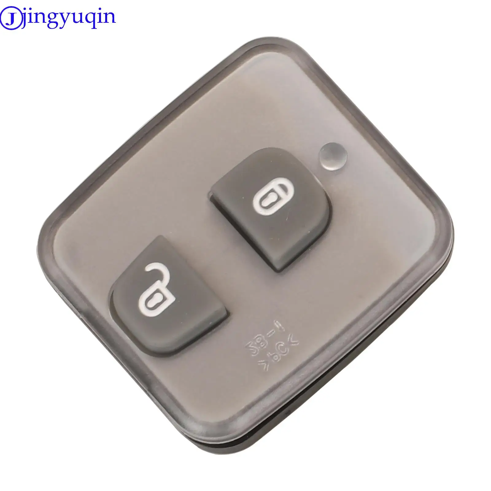 jingyuqin 2/3 Buttons Car Key Case Rubber Pad For Chevrolet Captiva Car Key 3 Buttons Blank Key Casing Cover