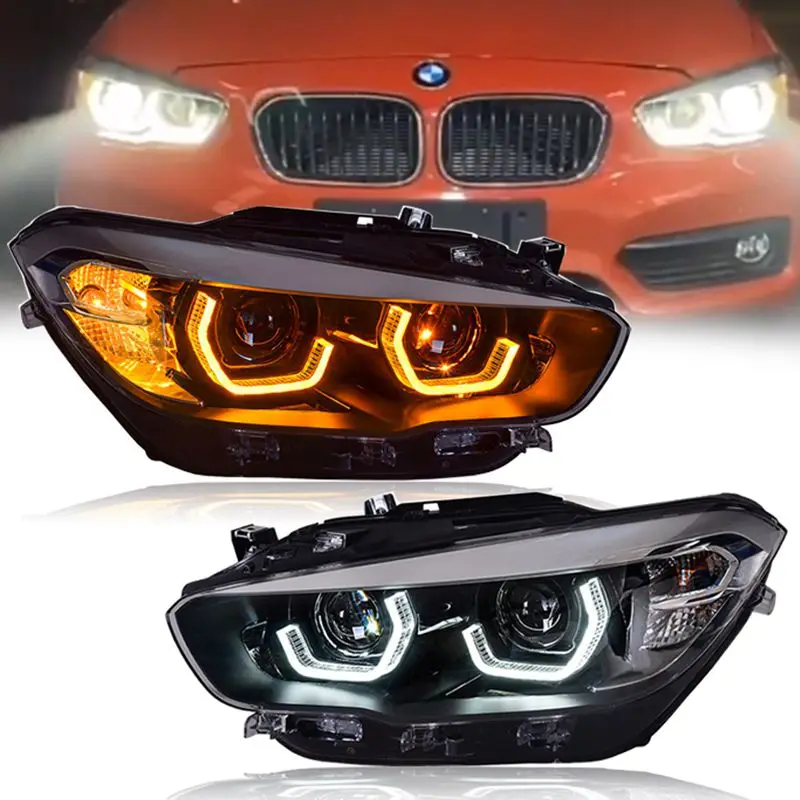 

Headlamp For BMW 1 series F20 Headlights 2015-2018 Headlight Full LED With Dynamic Turning Signal Front Lamp