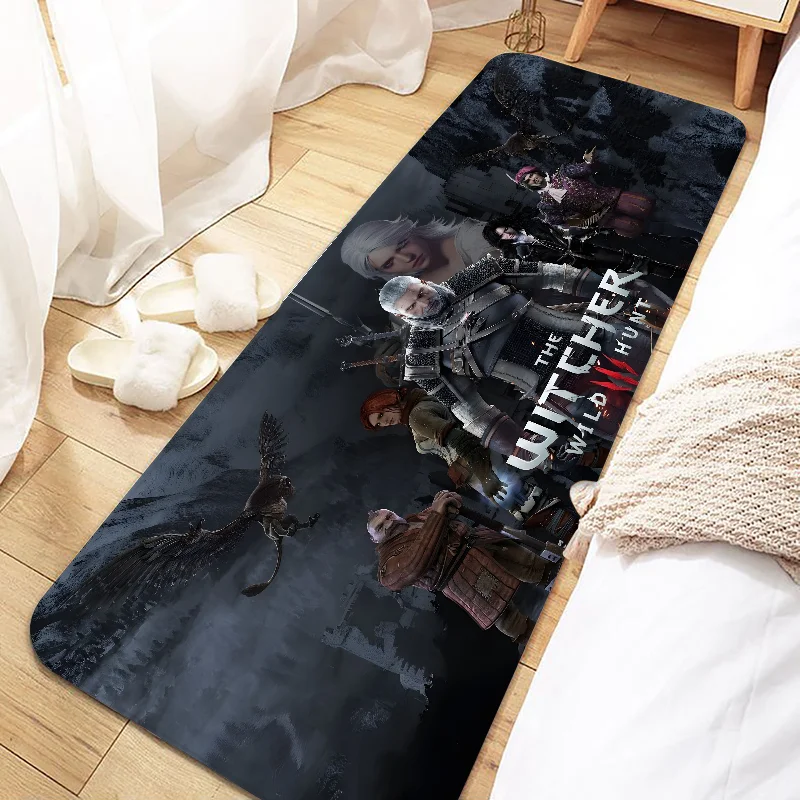 The Witchers Gaming Door Mat Entrance Non-slip Doormat Washable Kitchen Carpet Living Room Hallway Rugs Bathroom Bath Door Mats