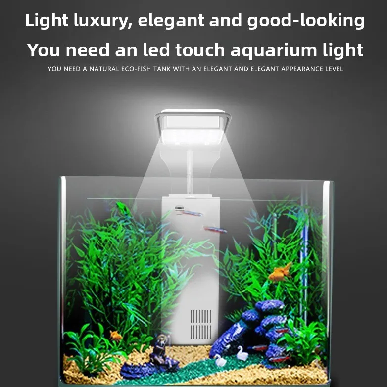 

Jinlijia built-in filter submersible pump fish tank filter oxygenator tank back-mounted filter box can be matched with clip lamp