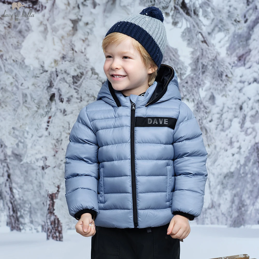 

Утепленная пуховая парка для мальчиков Dave Bella, детские зимние теплые пуховые пальто с капюшоном, непромокаемая уличная верхняя одежда, одежда DB4254029