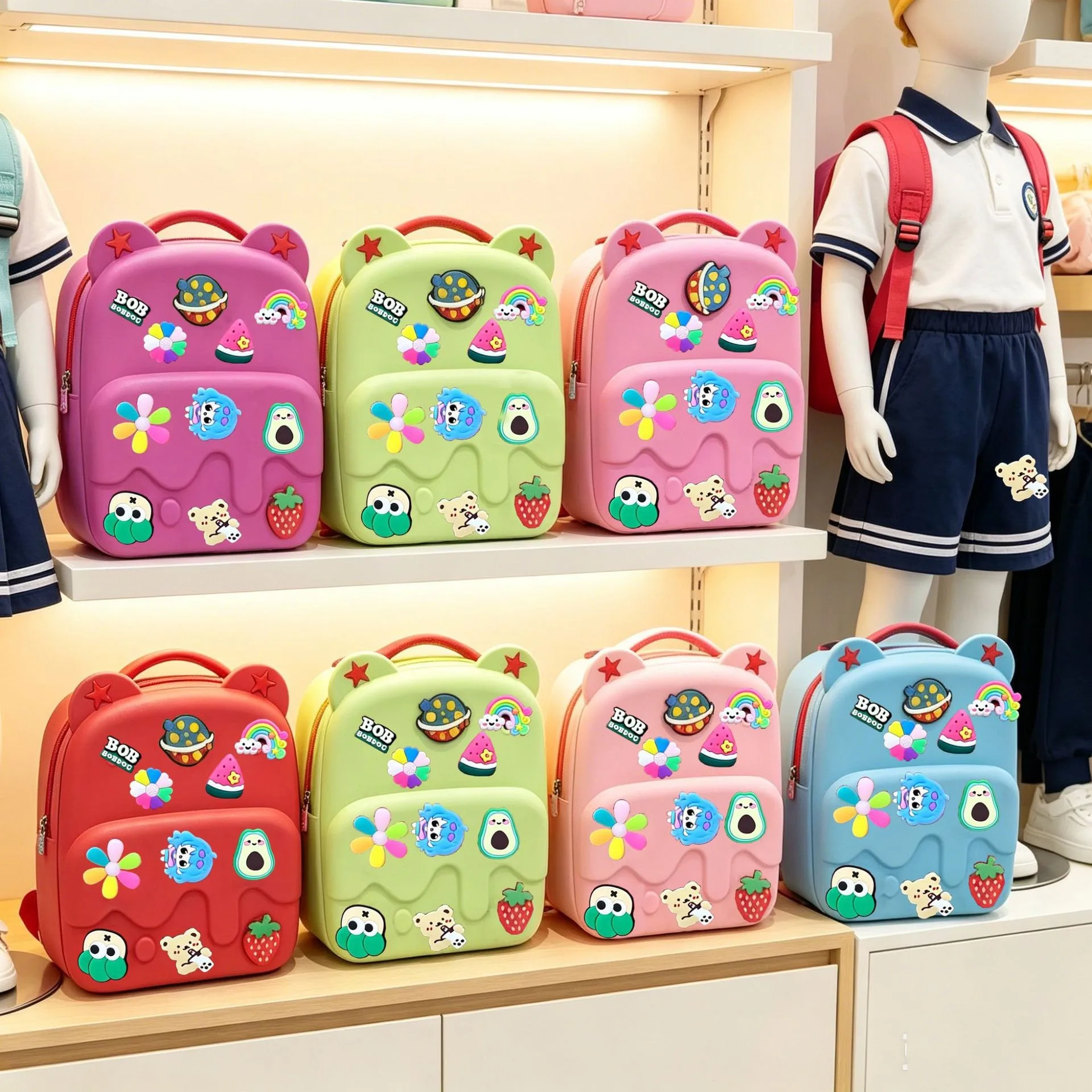 sac-a-dos-enfant-kawaii-ours-en-eva-avec-breloques-perforees-diy-sac-d'ecole-maternelle-impermeable-couleur-bonbon-sac-a-dos-dessin-anime-leger-pour-enfants