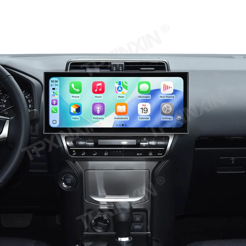 

15,8-дюймовый 4K HD-экран Qualcomm для Toyota Prado 2018-2021, автомобильный радиоприемник CarPlay Android 15, GPS-навигация, мультимедийный плеер, головное устройство