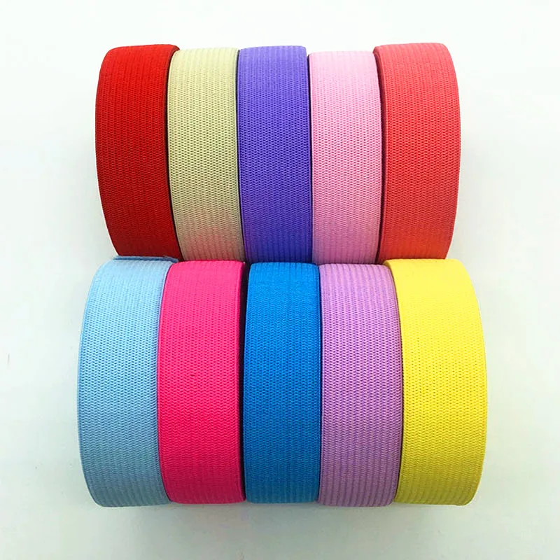 2/5yard 20mm Colorful Elastic Band Sewing Rubber Band for Fiat Rubber Band Waist Band Stretch Rope Elastic Ribbon Elastic Cord