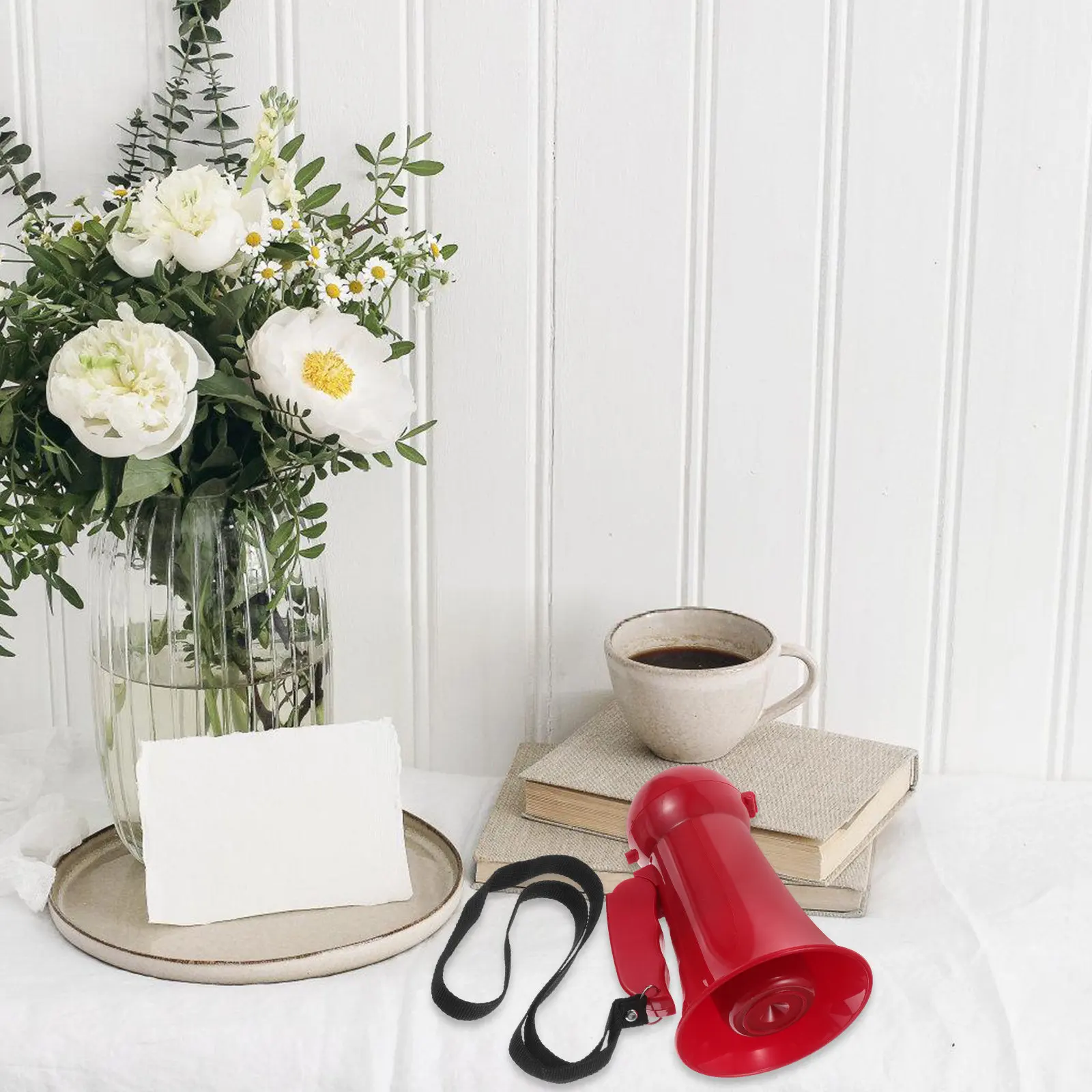 

Свадебный мегафон красный портативный громкоговоритель для шума и атмосферы на вечеринке, для шаферов, усилитель голоса, громкоговоритель для разогрева толпы