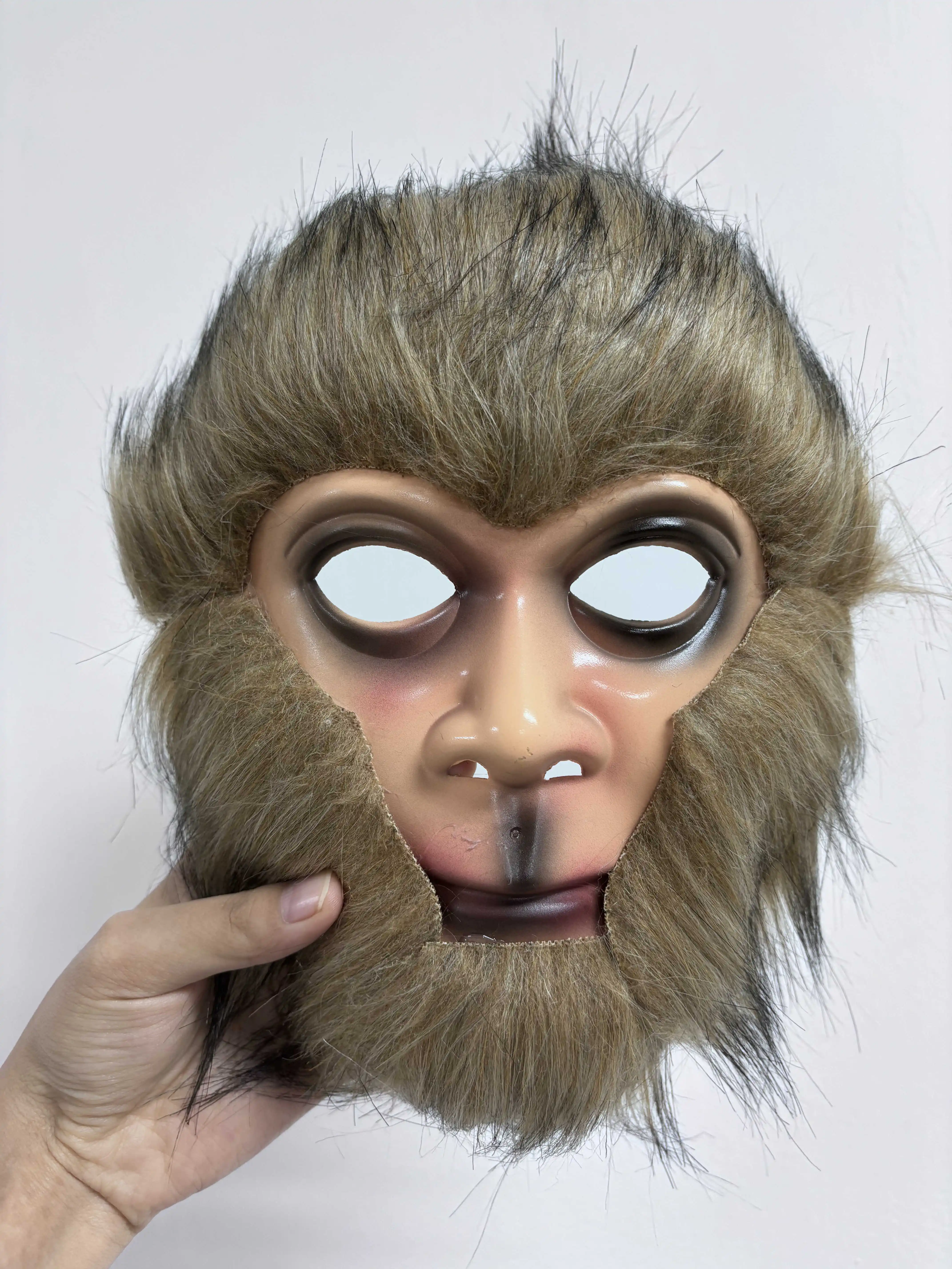 Anime Game Black Myth Wukong Cosplay Mask The Destined One Monkey Latex Game Halloween Party Accessory Props Masquerade Helmet