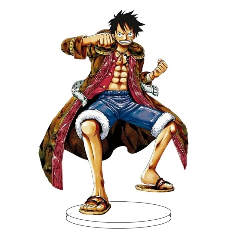 New One Piece Animation Peripheral Desktop Ornaments Luffy Pirates Legion Creative Acrylic Stand Birthday Holiday Gift Wholesale