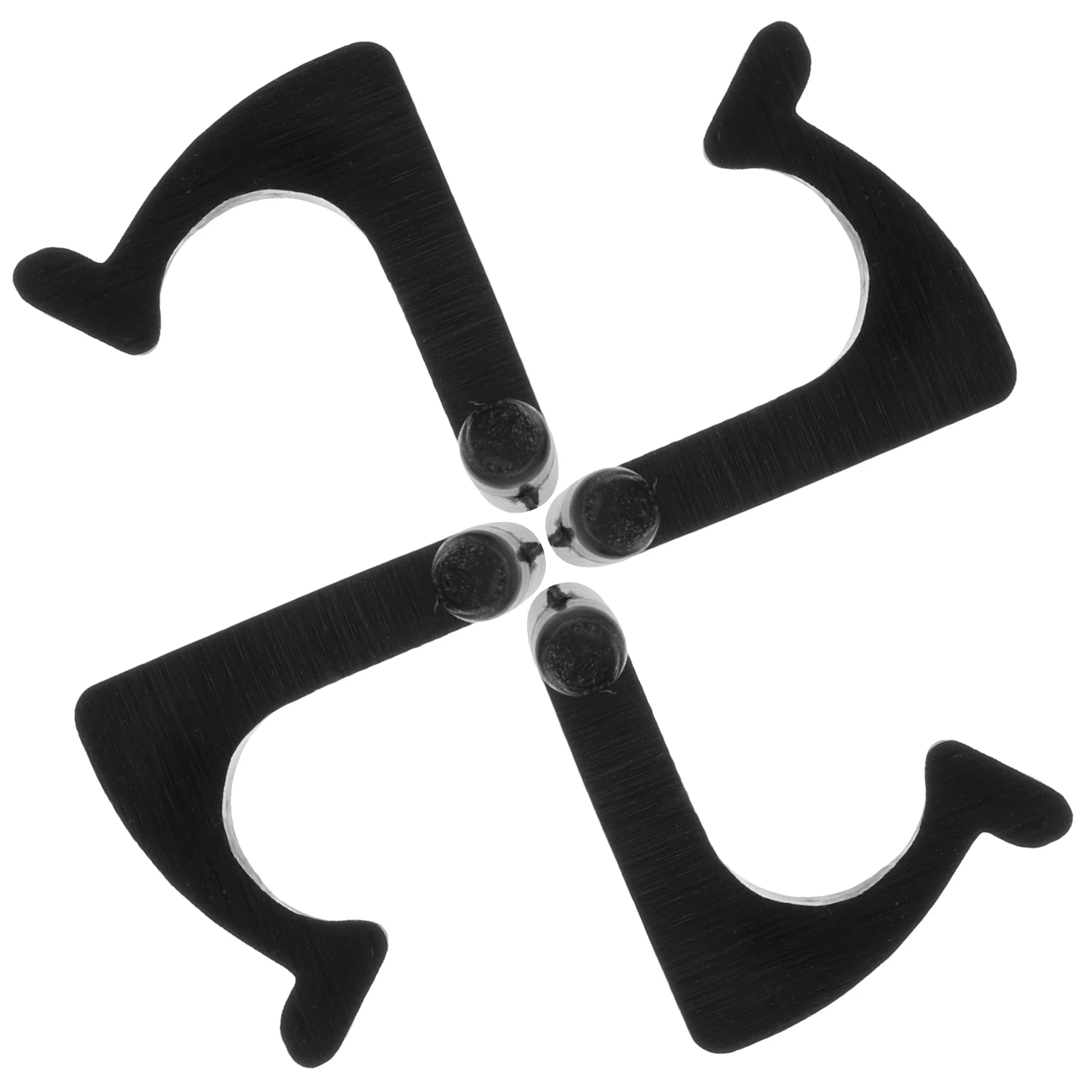 

4Pcs Vinyl Record Player Arm Holder Iron Durable Tonearm Fixer Easy Install Turntable Mount Record Player Accessories