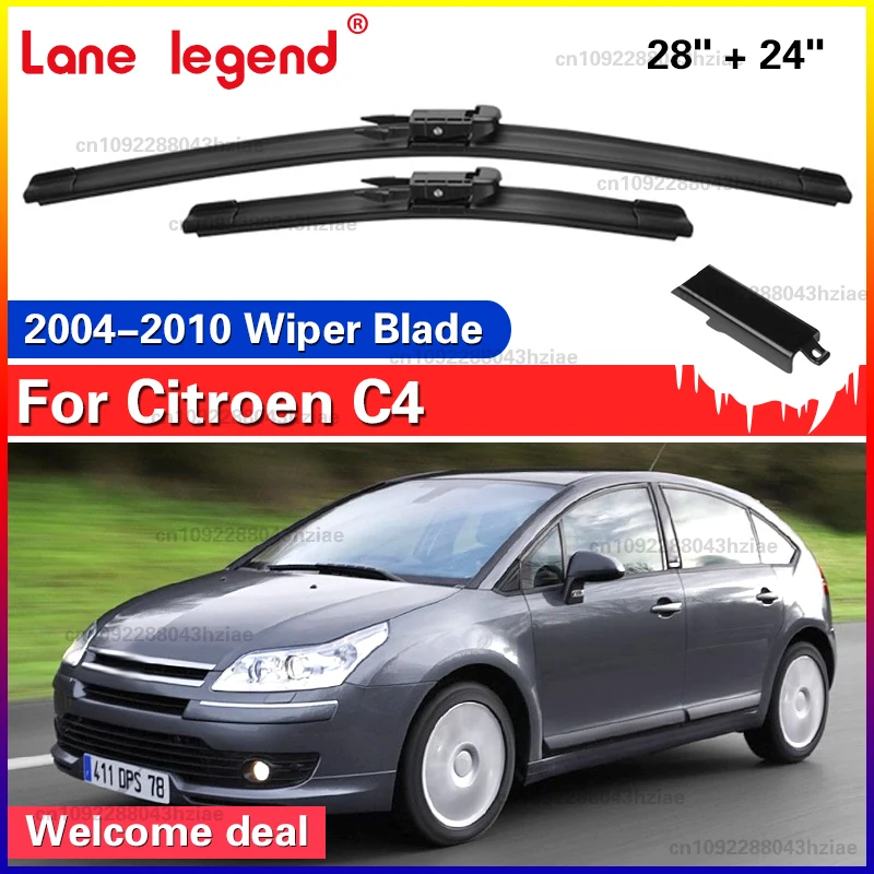 2 Stücke Windschutzscheibe Scheibenwischerblätter Für Citroen C4 2004-2010 Frontscheibe Wischerblatt 2005 2006 2007 2008 2009