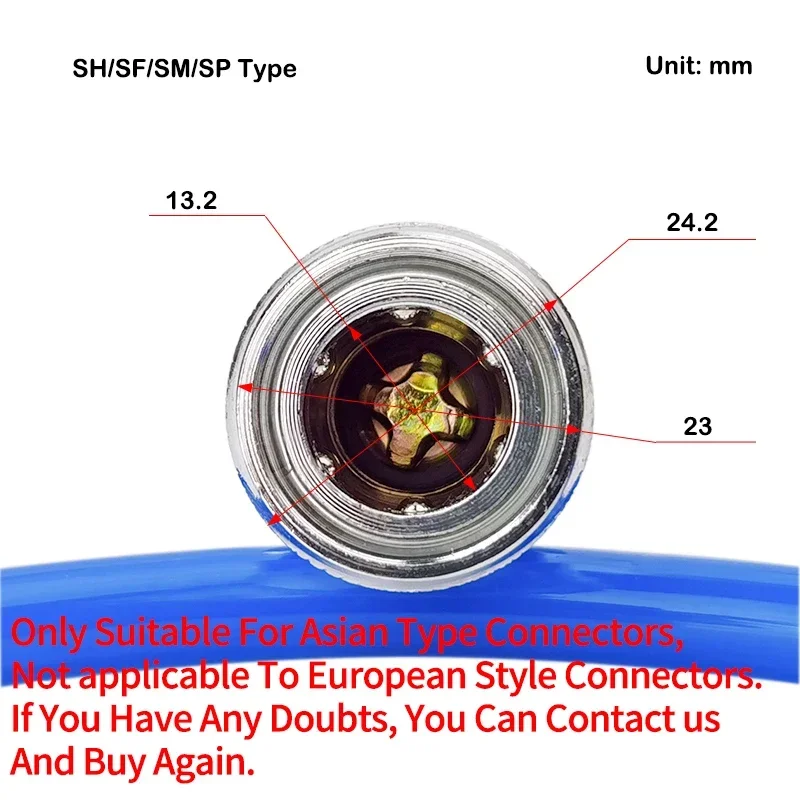 SH PH SP PP SM PM PM SF złącze pneumatyczne szybkozłączowe akcesoria do sprężarek łączących łączniki wąż do sprężonego powietrza