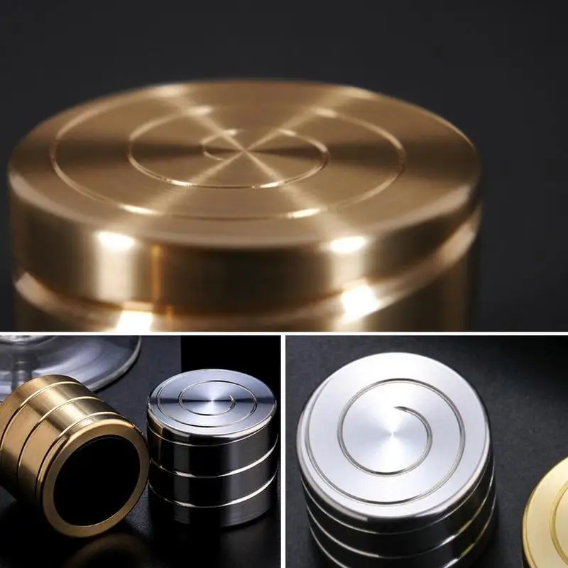 Zabawka antystresowa na biurko Metalowa zabawka dekompresyjna hipnoza Obrotowy żyroskop Zabawka dla dorosłych Kinetyczny cylindryczny Spinner Fidget Toys