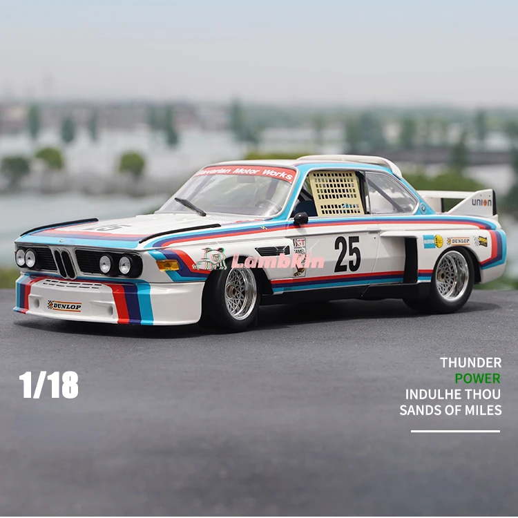 MINICHAMPS 1:18 For Original BMW CSL25 BMW3.0 Rally Car Simulation Model