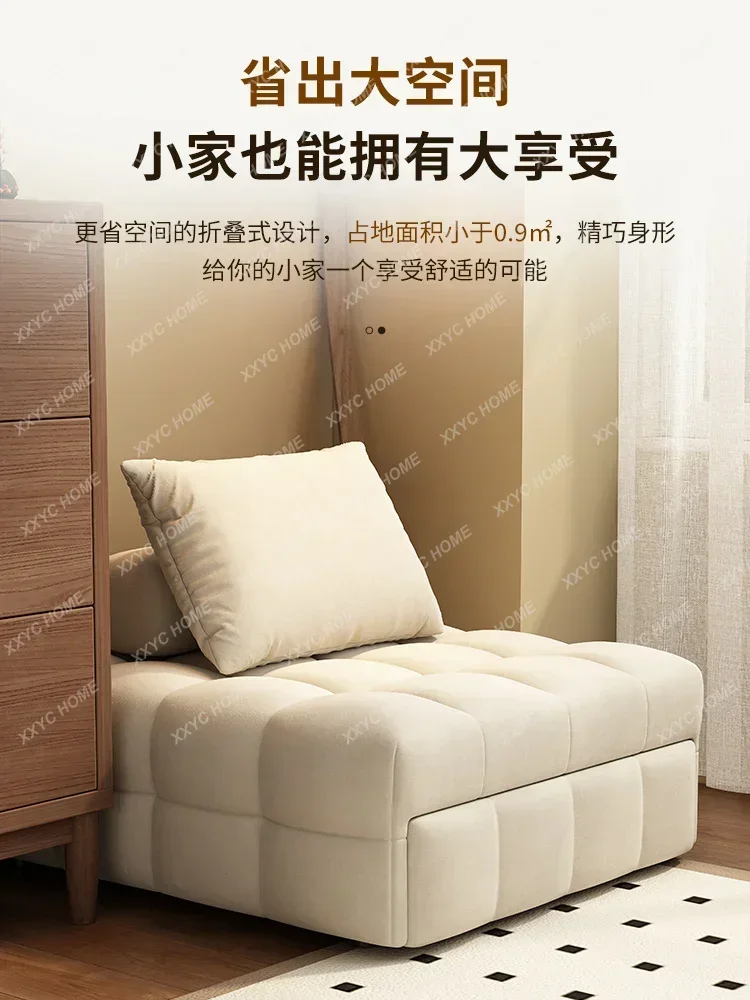 パフソファベッドシングル折りたたみ式デュアル目的格納式小さなアパートインターネットセレブリビングルーム書斎バルコニーマルチ