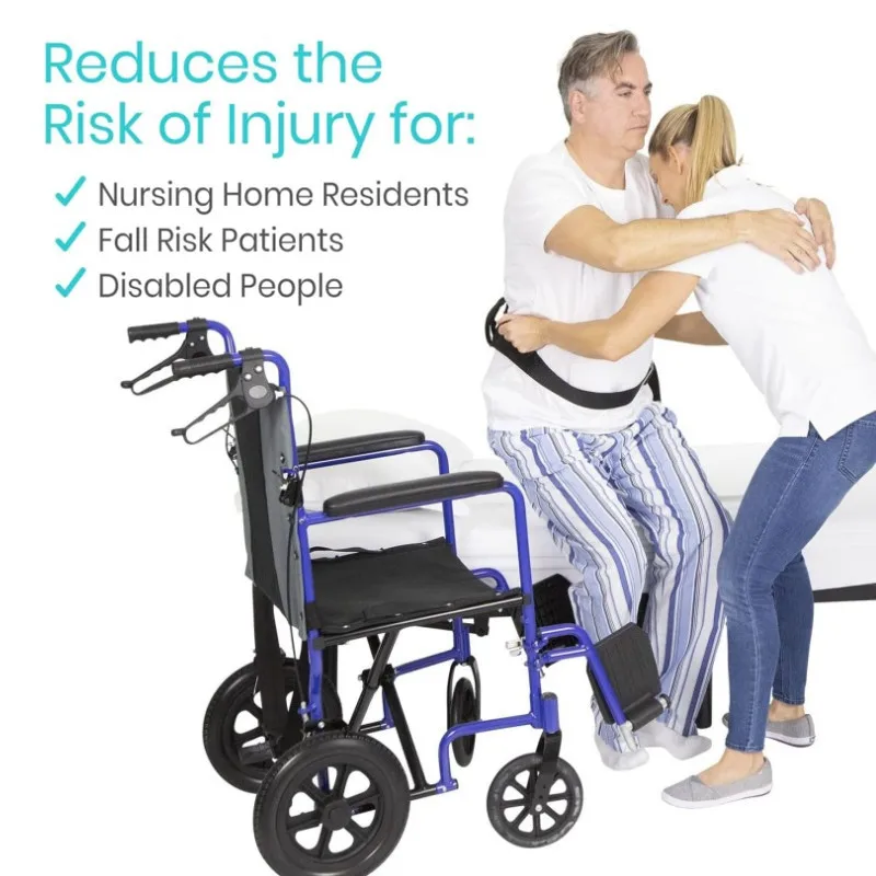 Lumbar Traction Transfer Belt Transfer belt with handle Rehabilitation Auxiliary Belt Disabled Body Shift Stand Up Gait Belt
