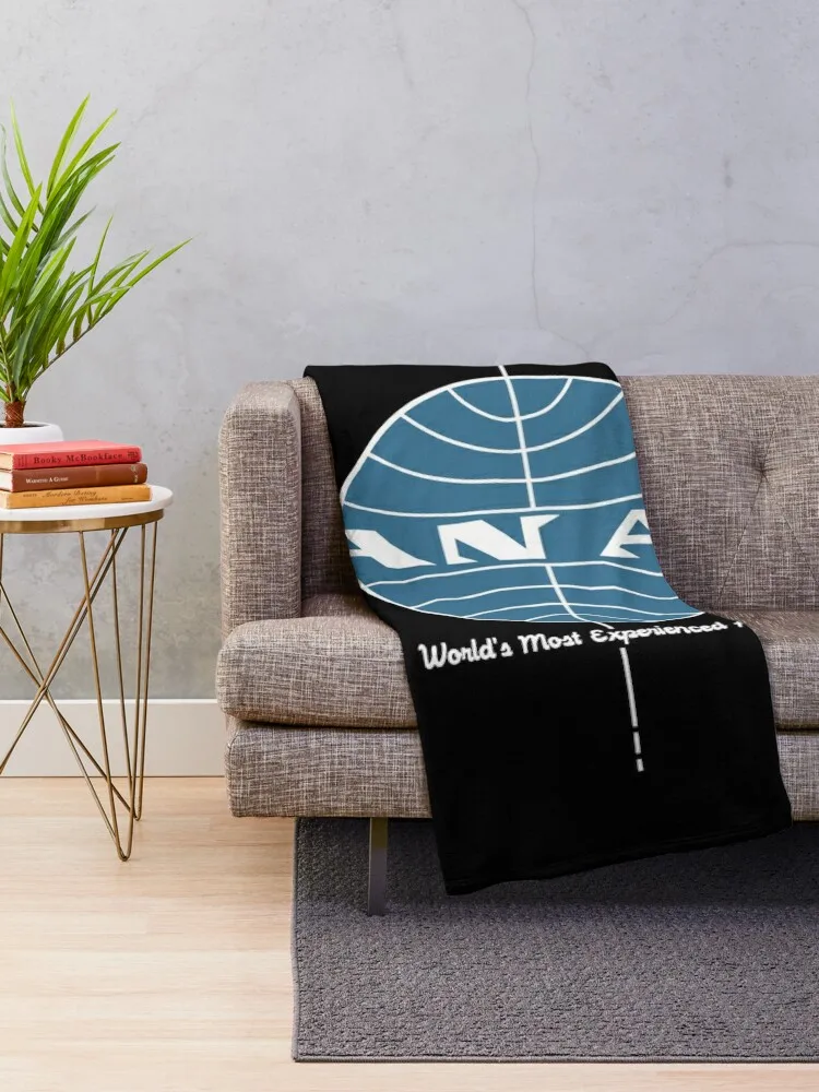 Pan American World Airways Pan Am Throw Blanket Blankets Sofas Of Decoration for sofa cosplay anime Blankets