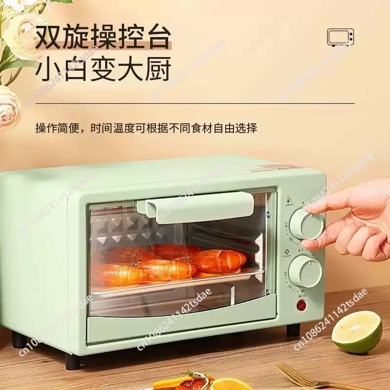 Mini Microwave Oven Steamer Baking All-in-One, Personal Small Oven for Home Heating