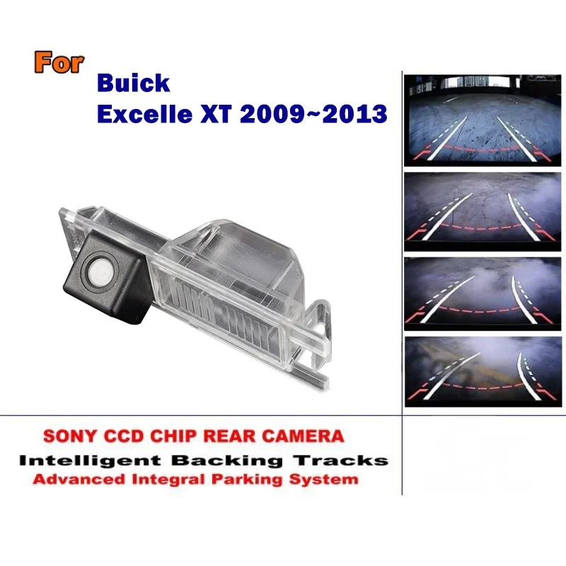 For Buick Excelle XT 2009~2013 Car Intelligent Parking Tracks Camera / HD Back up Reverse Camera / Rear View Camera